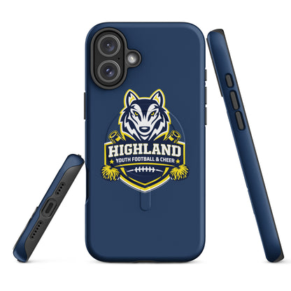 Magsafe Tough Case for iPhone | Highland youth football and cheer | Emblem Logo