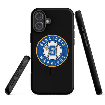 Magsafe Tough Case for iPhone | Senatobia Warriors Baseball | Badge Logo