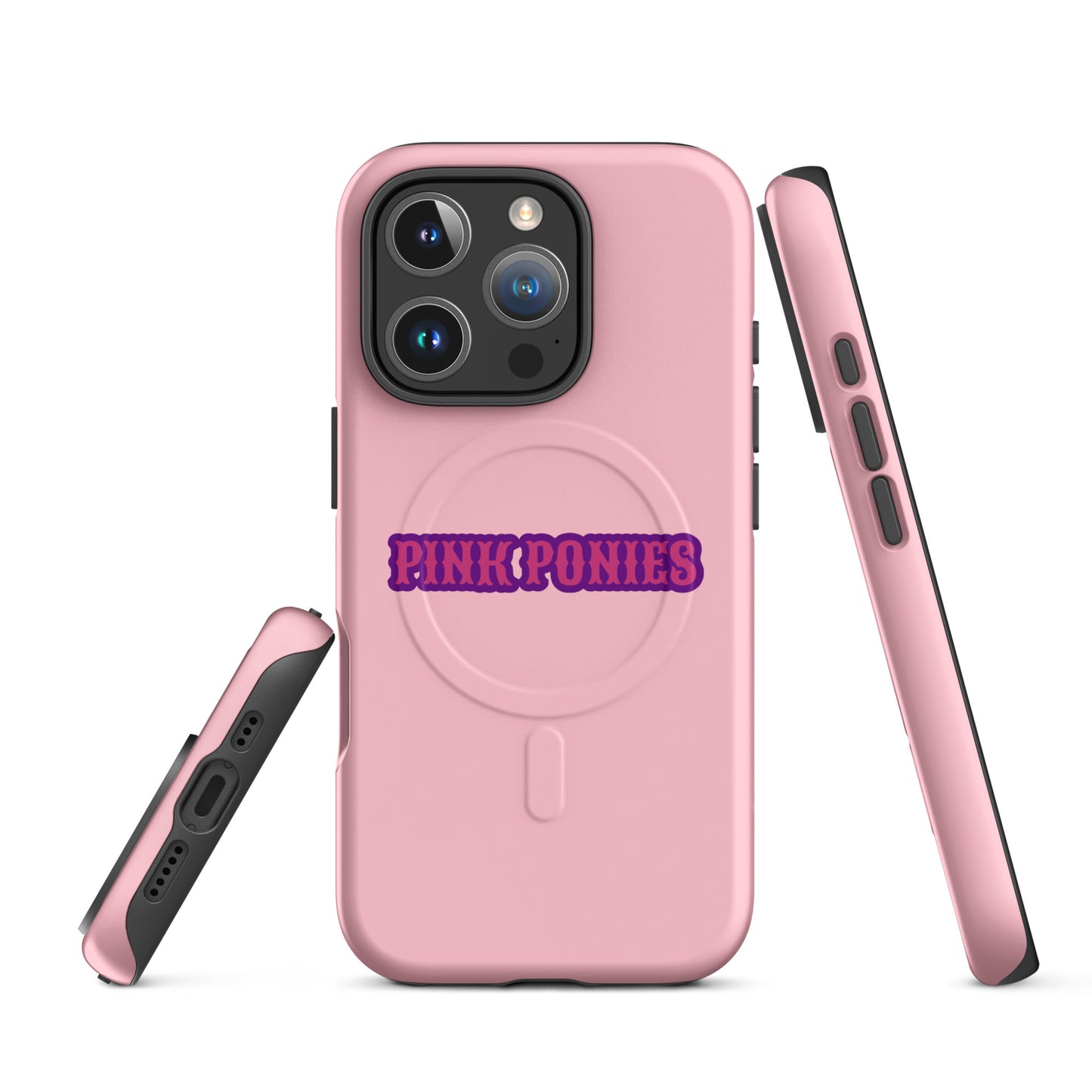 Magsafe Tough Case for iPhone | Pink Pony Athletic Club | Script Logo