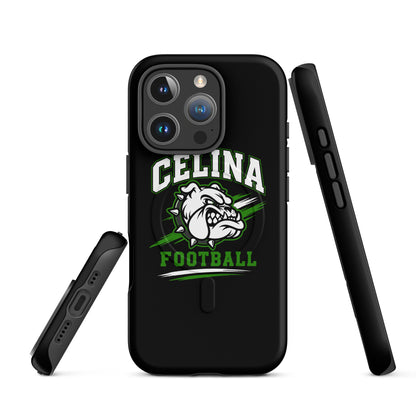 Magsafe Tough Case for iPhone | Celina Black Football | Emblem Logo
