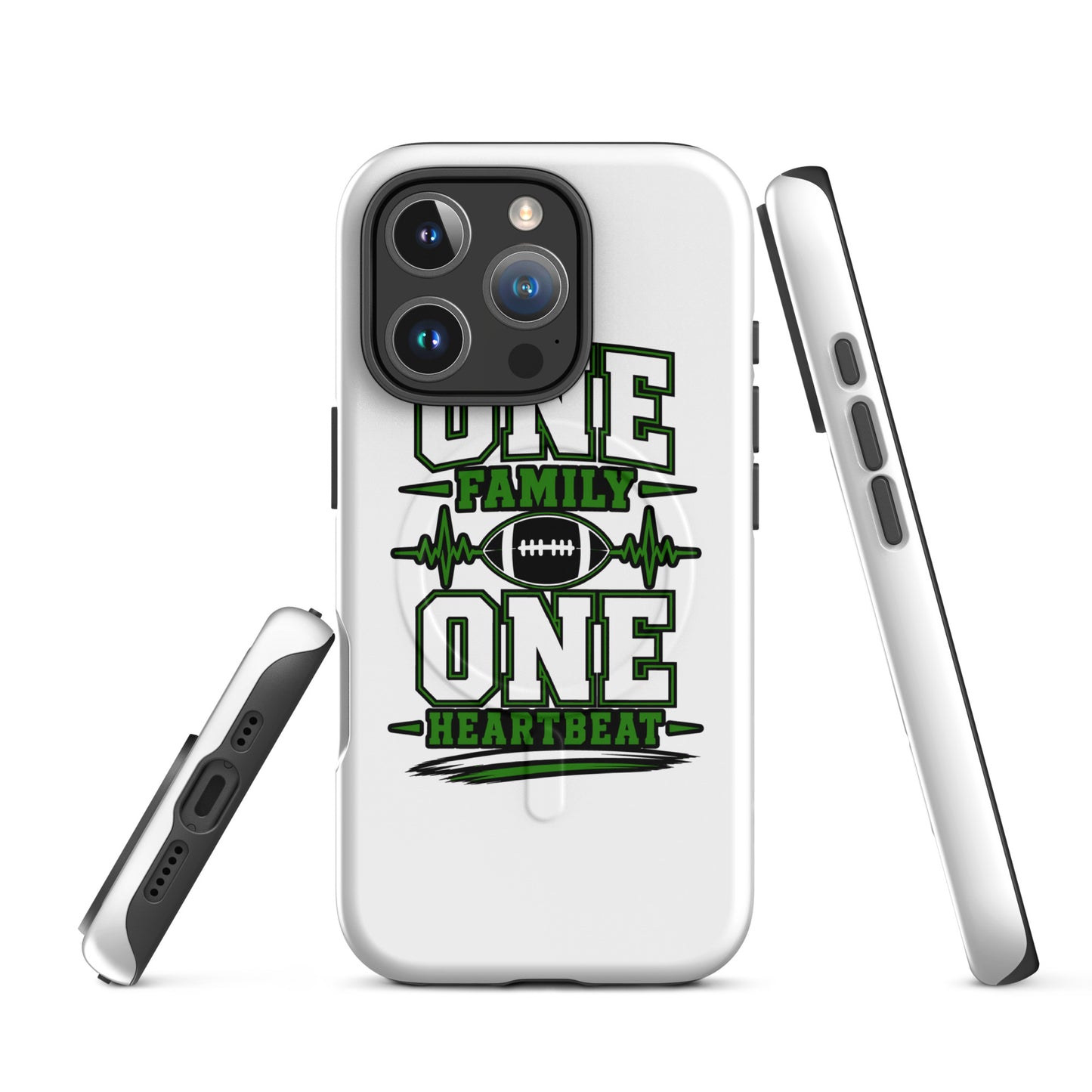 Magsafe Tough Case for iPhone | Celina Black Football | Modern Script Logo