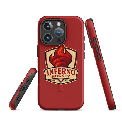 Magsafe Tough Case for iPhone | Inferno Hockey | Crest Logo