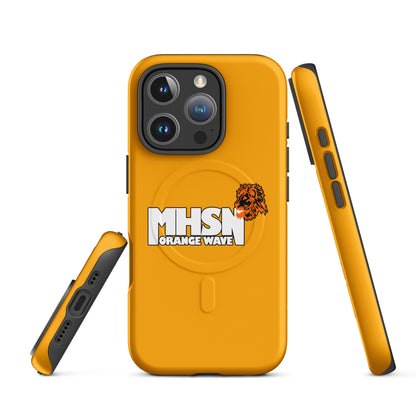 Magsafe Tough Case for iPhone | Orange Wave Marching Band | Crest Logo