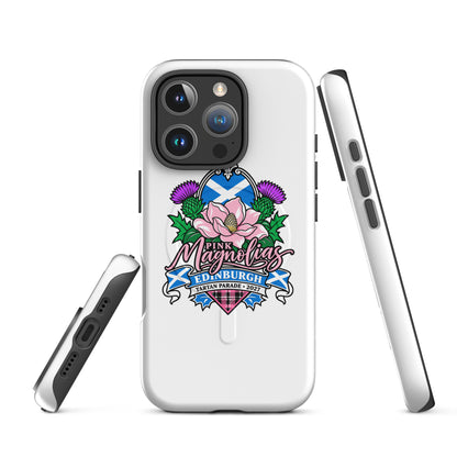 Magsafe Tough Case for iPhone | Pink Magnolias Dance | Valor Logo