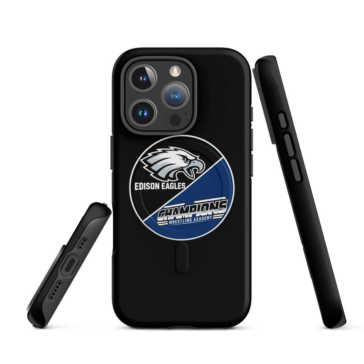 Magsafe Tough Case for iPhone | Edison Eagles/CWA Wrestling | Badge Logo