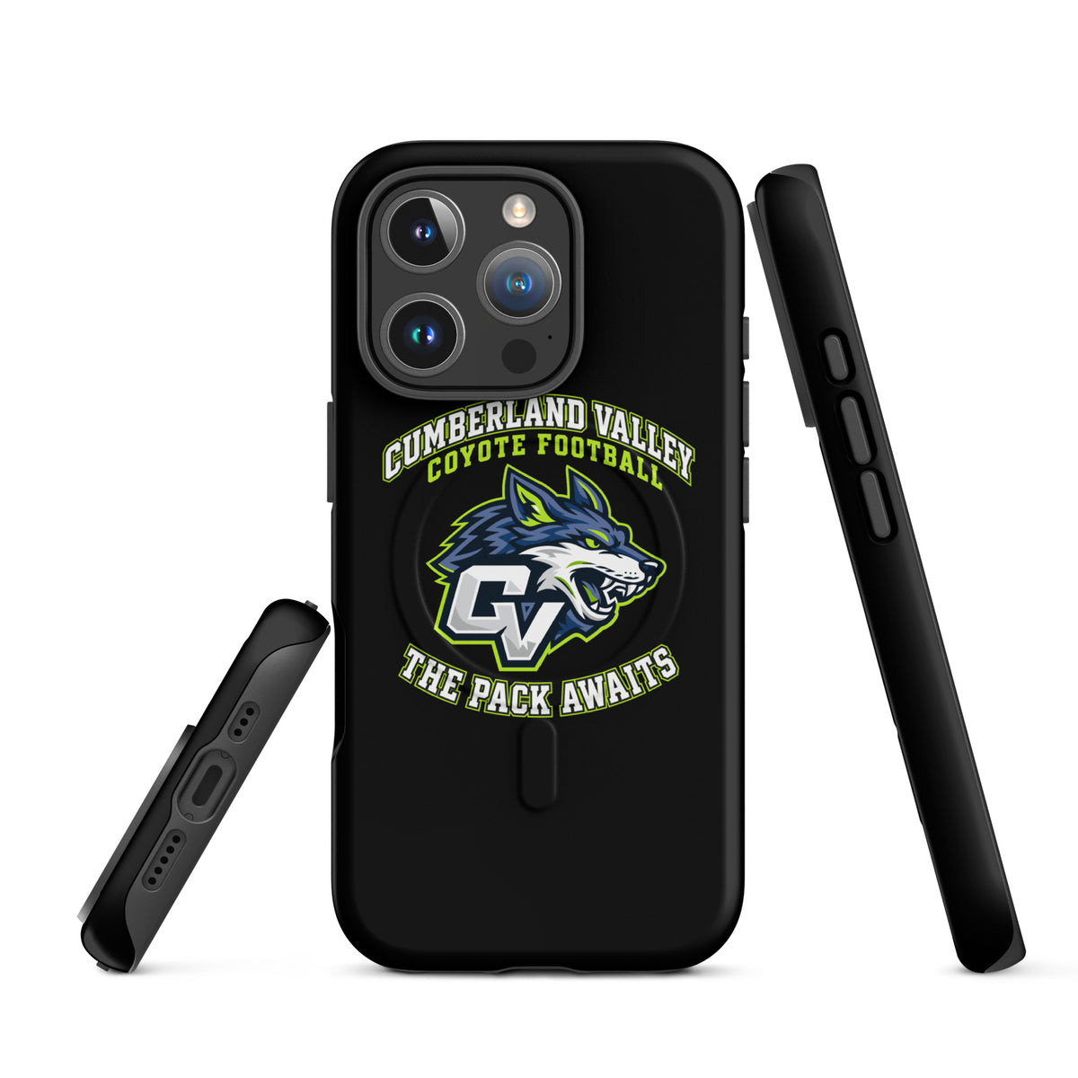 Magsafe Tough Case for iPhone | Cumberland Valley Coyotes Football | Emblem Logo