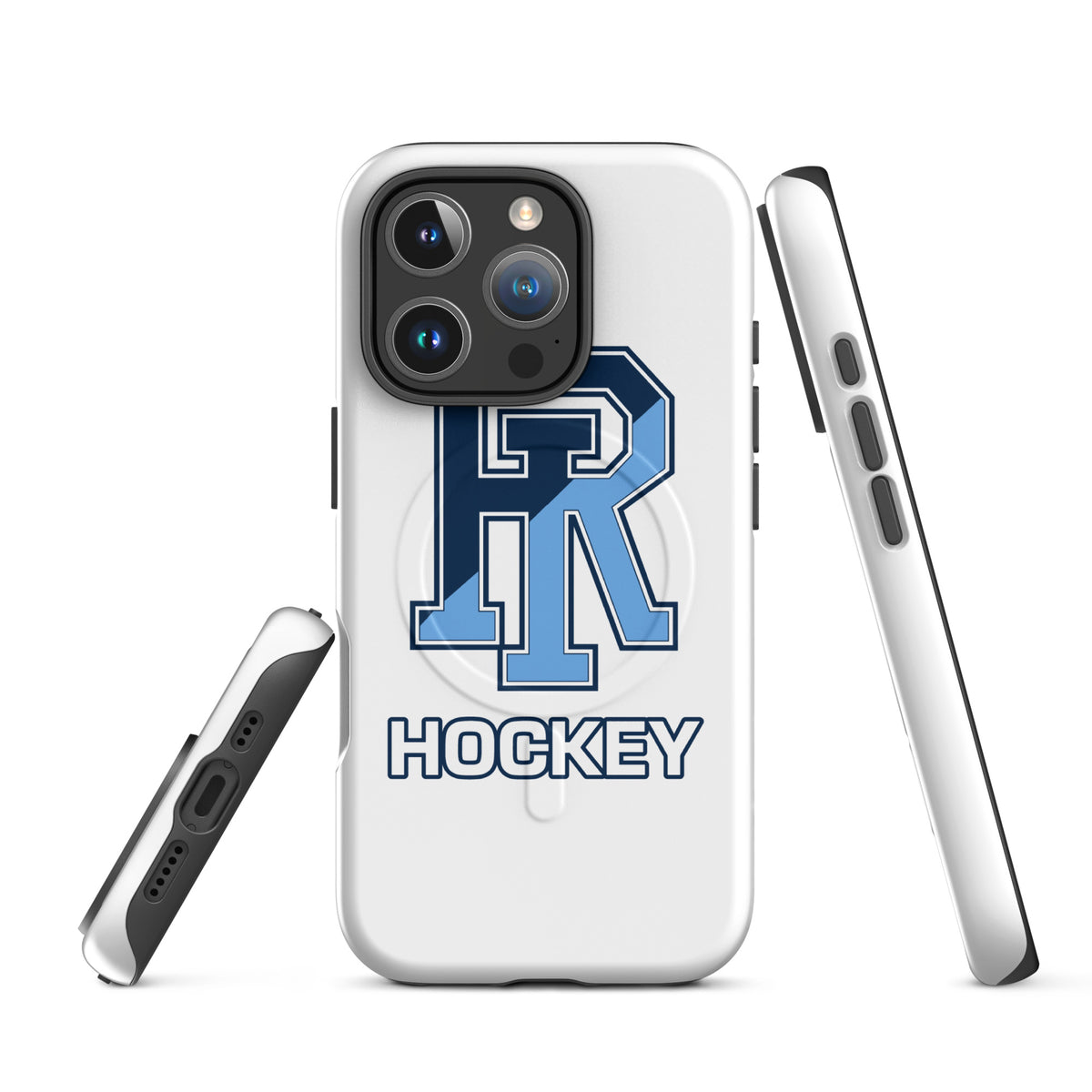 Magsafe Tough Case for iPhone | URI Men’s Hockey | Crest Logo
