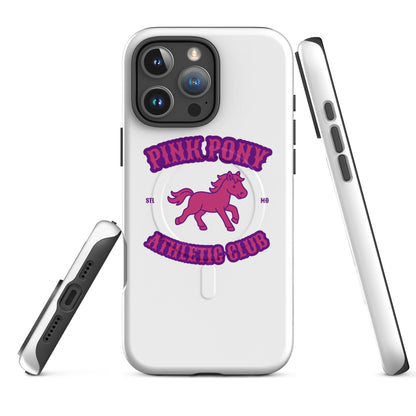 Magsafe Tough Case for iPhone | Pink Pony Athletic Club | Crest Logo