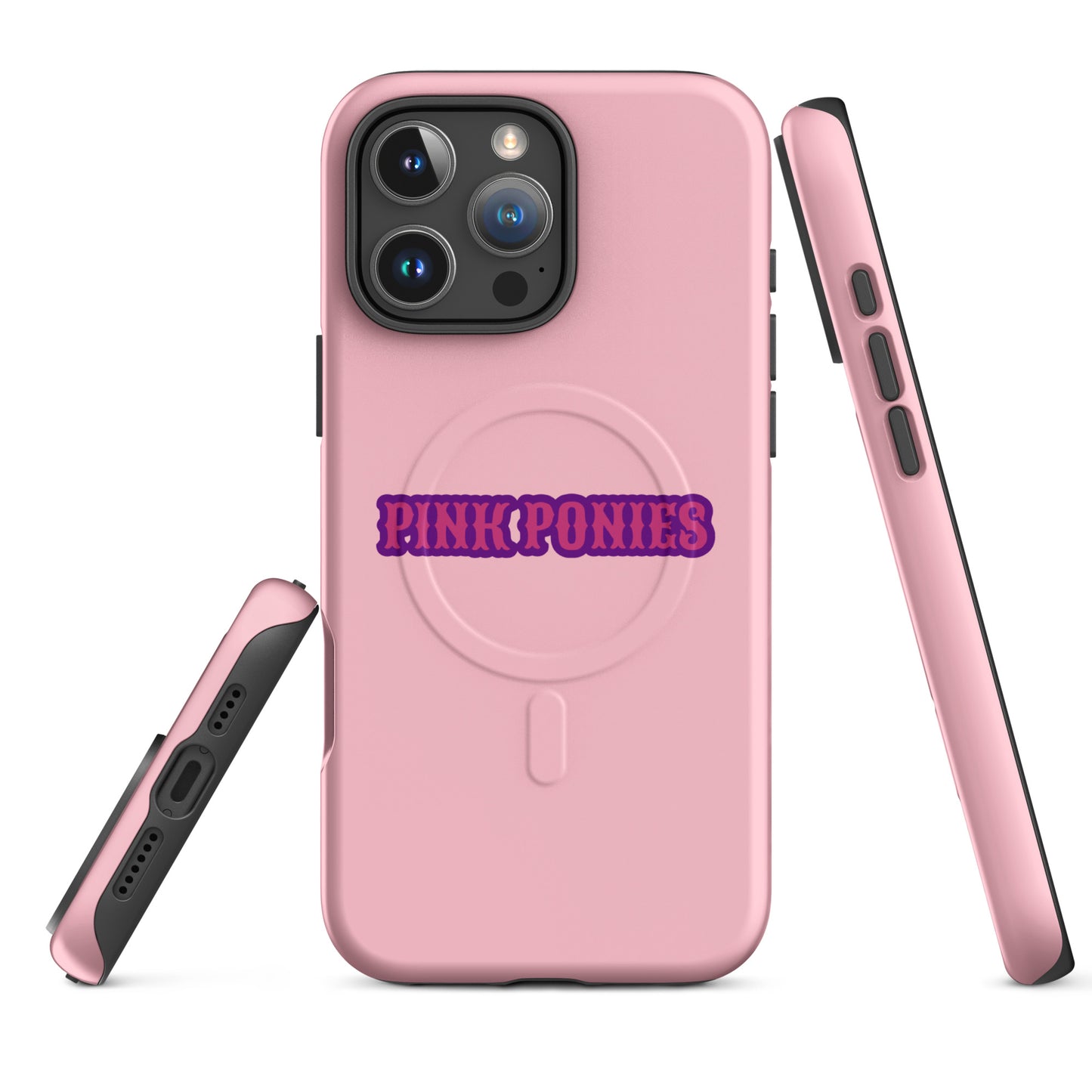 Magsafe Tough Case for iPhone | Pink Pony Athletic Club | Script Logo