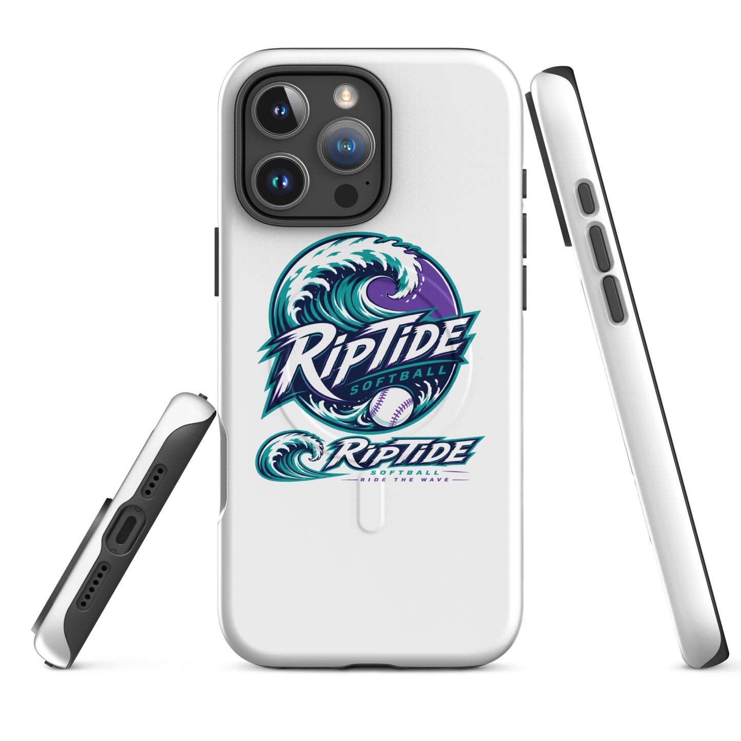 Magsafe Tough Case for iPhone | RipTide Softball | Crest Logo