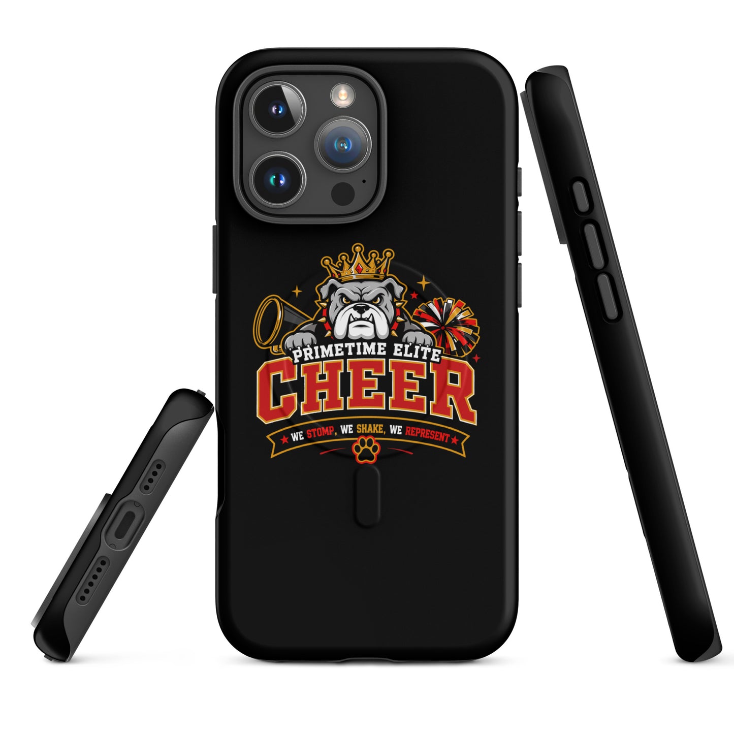 Magsafe Tough Case for iPhone | PTE Bulldog Cheer | Crest Logo