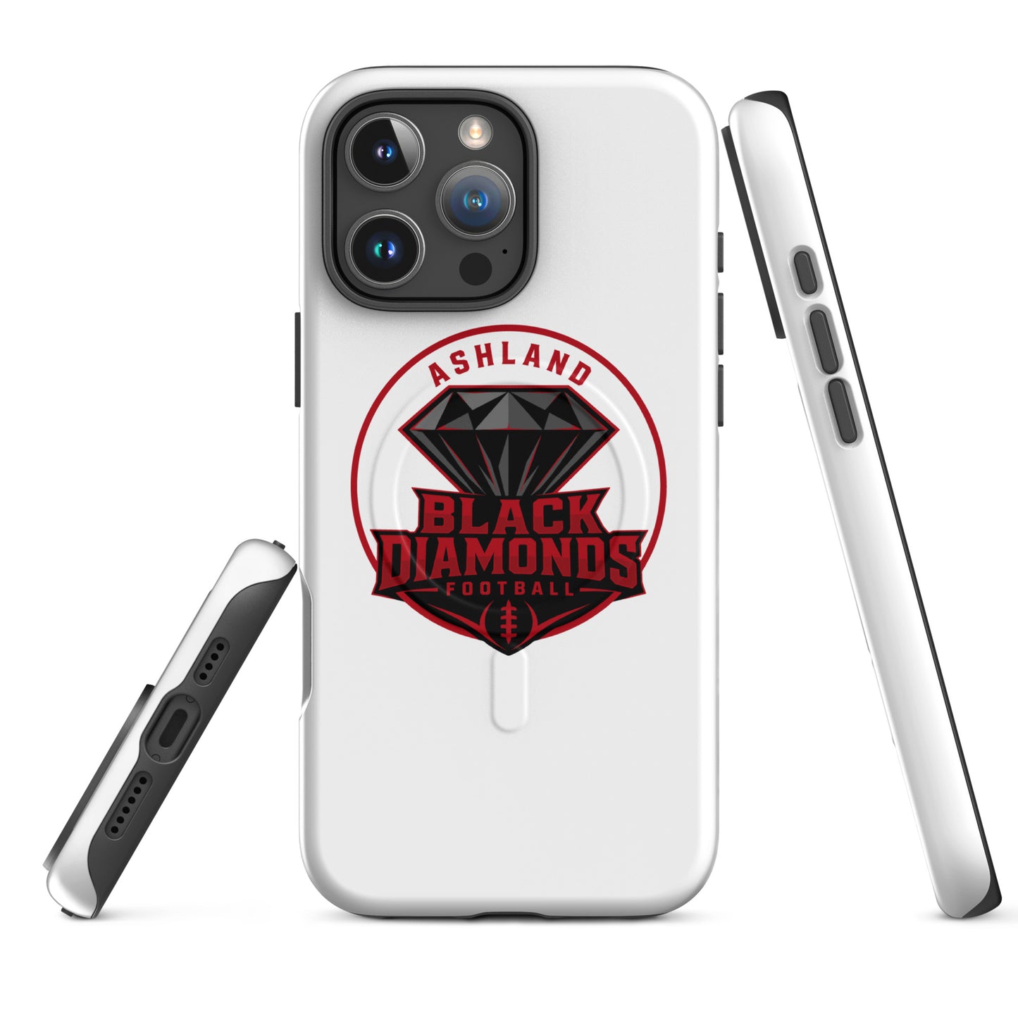 Magsafe Tough Case for iPhone | Ashland Black Diamonds | Badge Logo