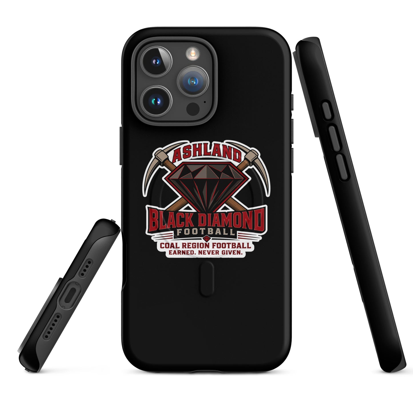 Magsafe Tough Case for iPhone | Ashland Black Diamonds | Vanguard Logo