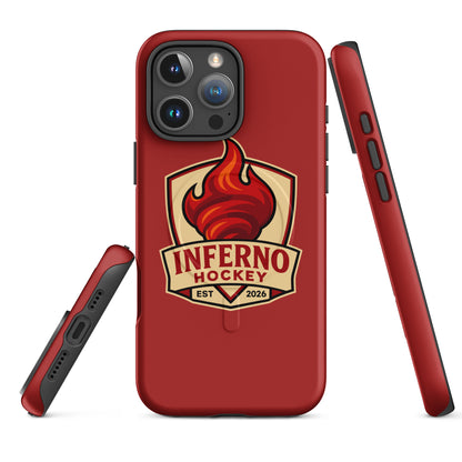 Magsafe Tough Case for iPhone | Inferno Hockey | Crest Logo
