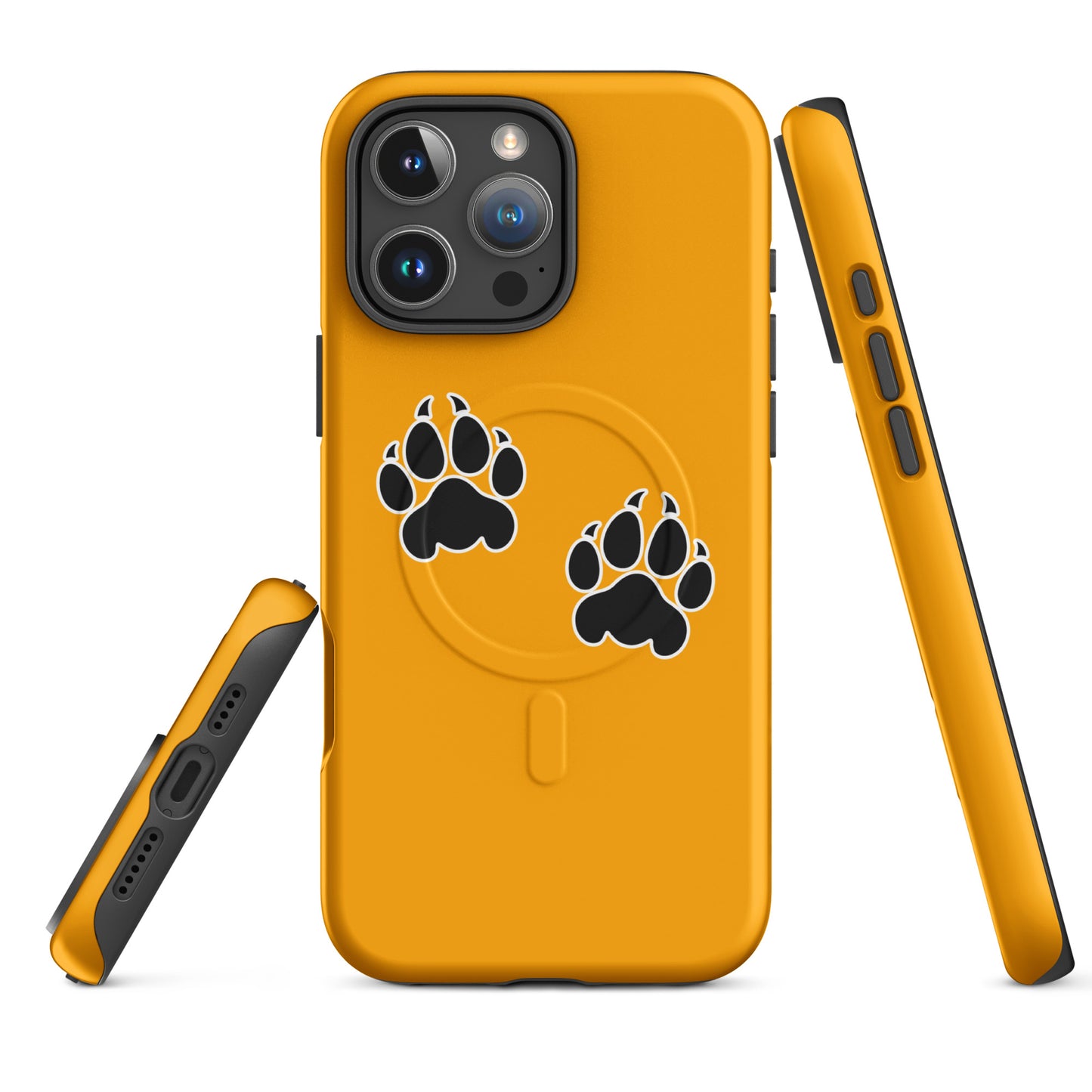 Magsafe Tough Case for iPhone | Orange Wave Marching Band | Paw Mark Logo