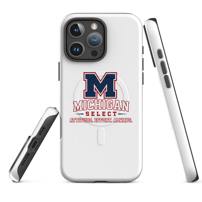 Magsafe Tough Case for iPhone | Michigan Select Baseball | Crest Logo