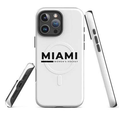 Magsafe Tough Case for iPhone | Miami Women's Hockey | Lettermark Logo