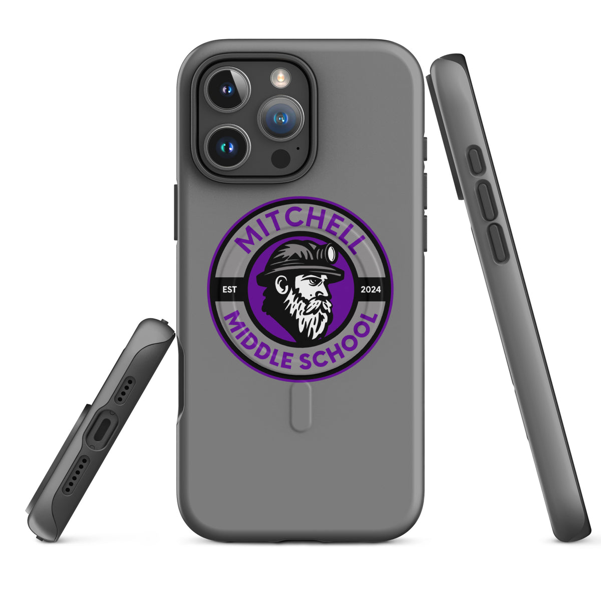 Magsafe Tough Case for iPhone | Mitchell Middle School Softball | Badge Logo