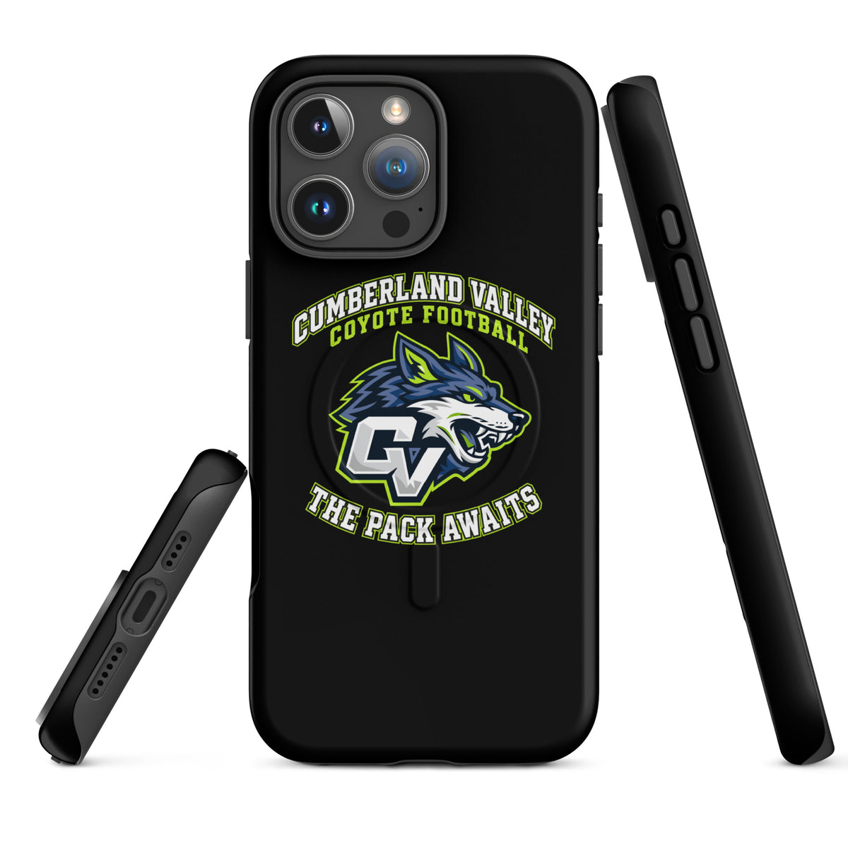 Magsafe Tough Case for iPhone | Cumberland Valley Coyotes Football | Emblem Logo