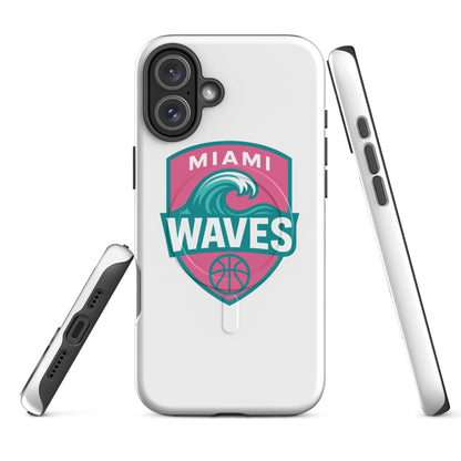 Magsafe Tough Case for iPhone | Miami Waves | Shield Logo