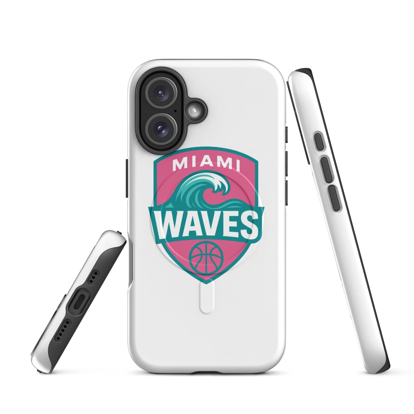 Magsafe Tough Case for iPhone | Miami Waves | Shield Logo