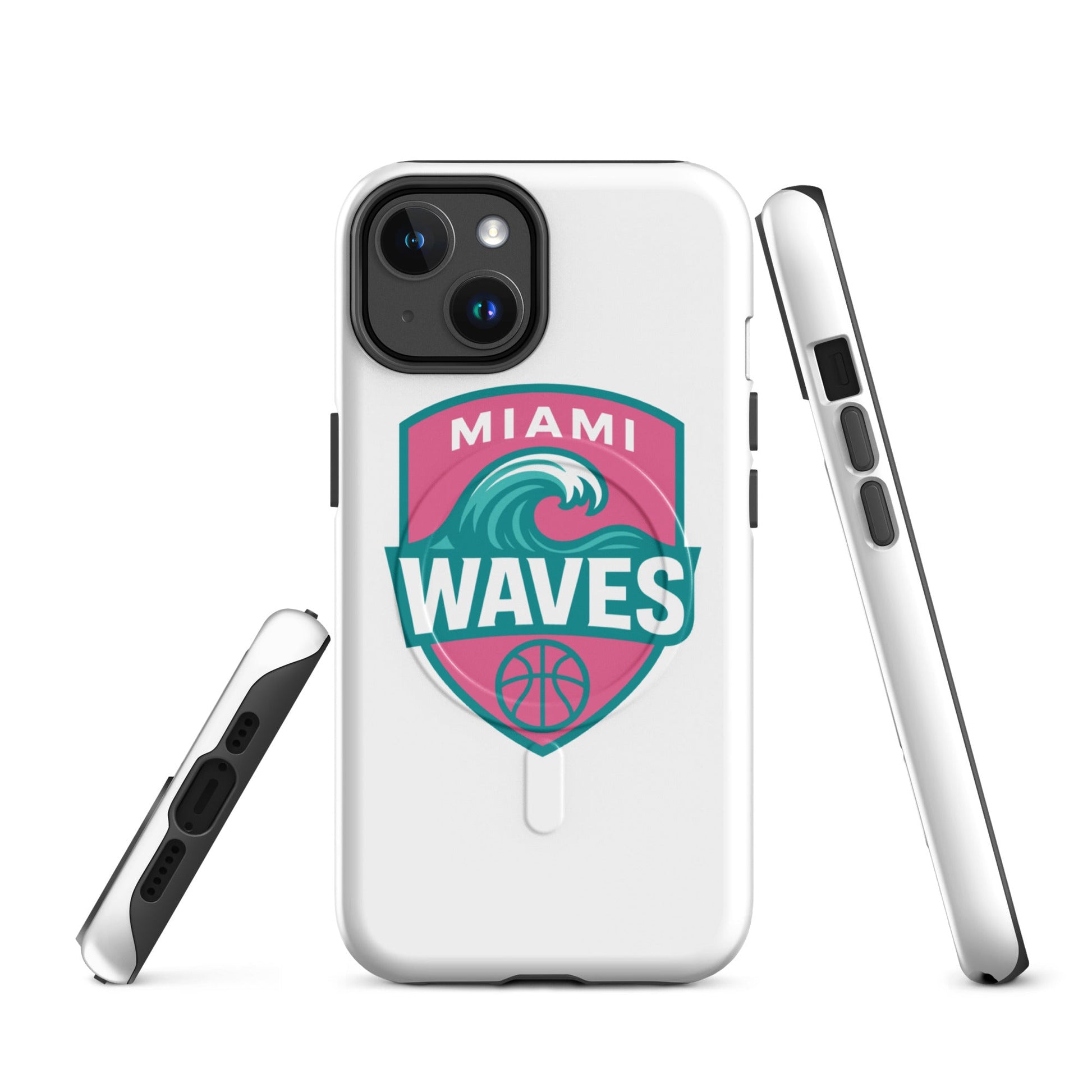 Magsafe Tough Case for iPhone | Miami Waves | Shield Logo