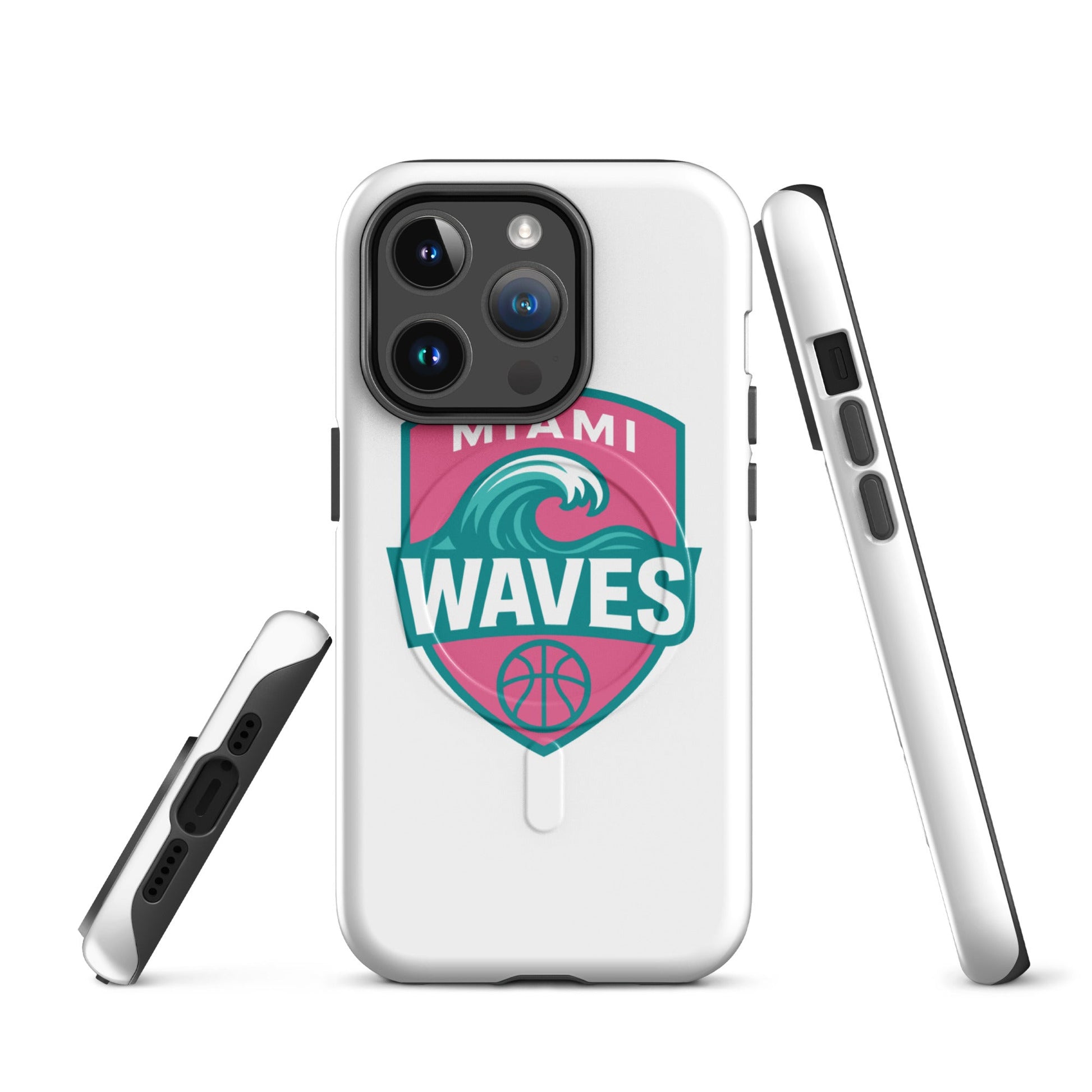Magsafe Tough Case for iPhone | Miami Waves | Shield Logo