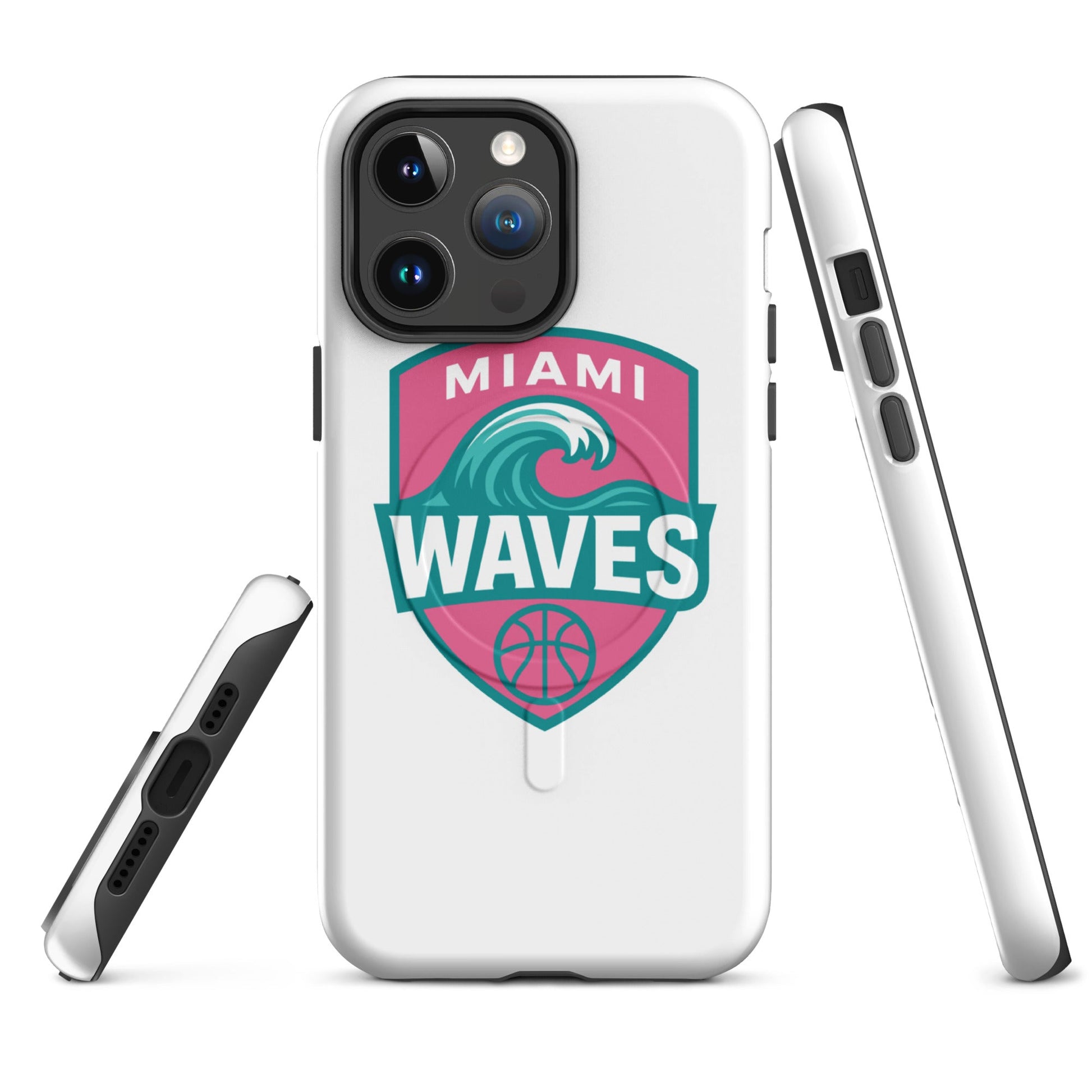 Magsafe Tough Case for iPhone | Miami Waves | Shield Logo