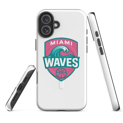 Magsafe Tough Case for iPhone | Miami Waves | Shield Logo