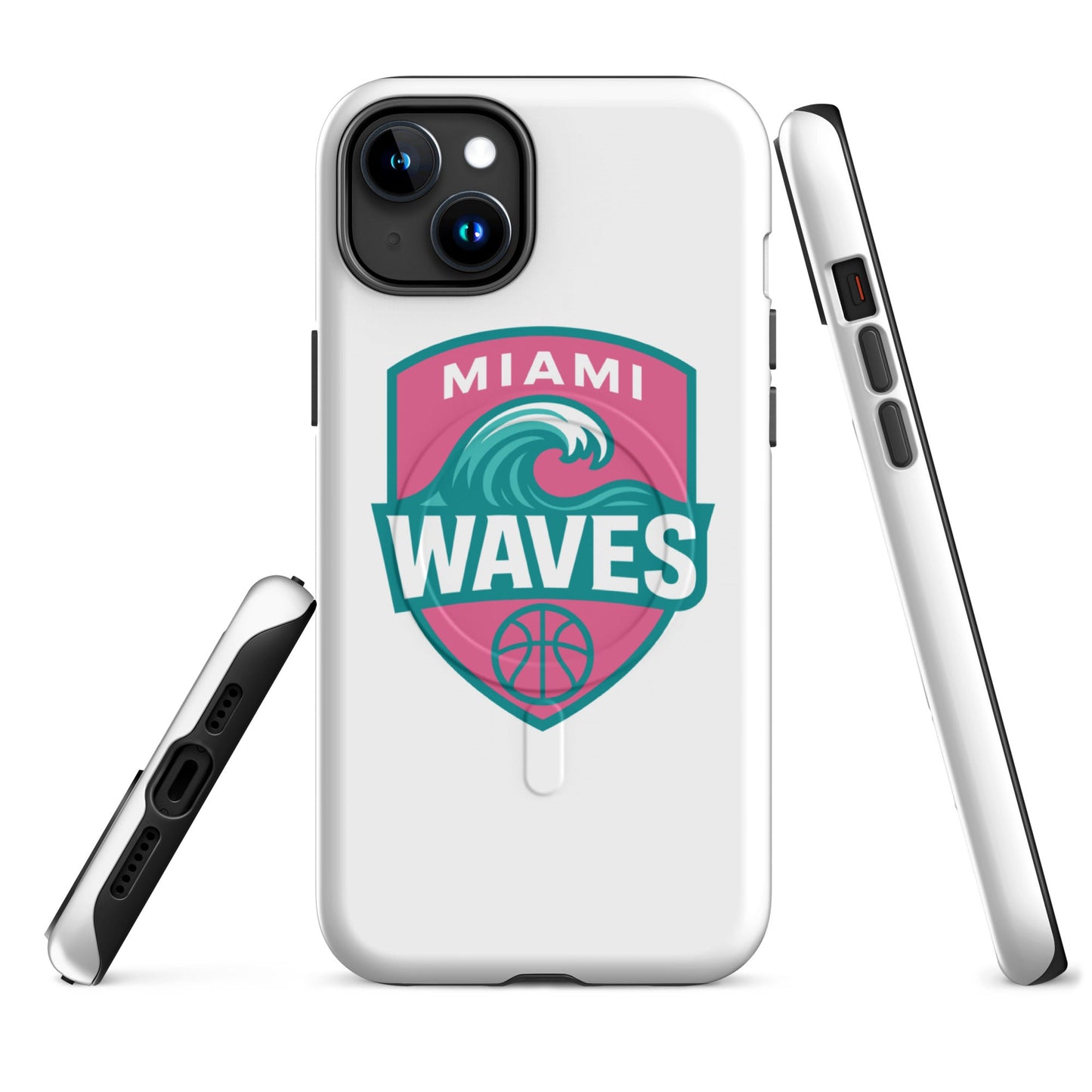 Magsafe Tough Case for iPhone | Miami Waves | Shield Logo