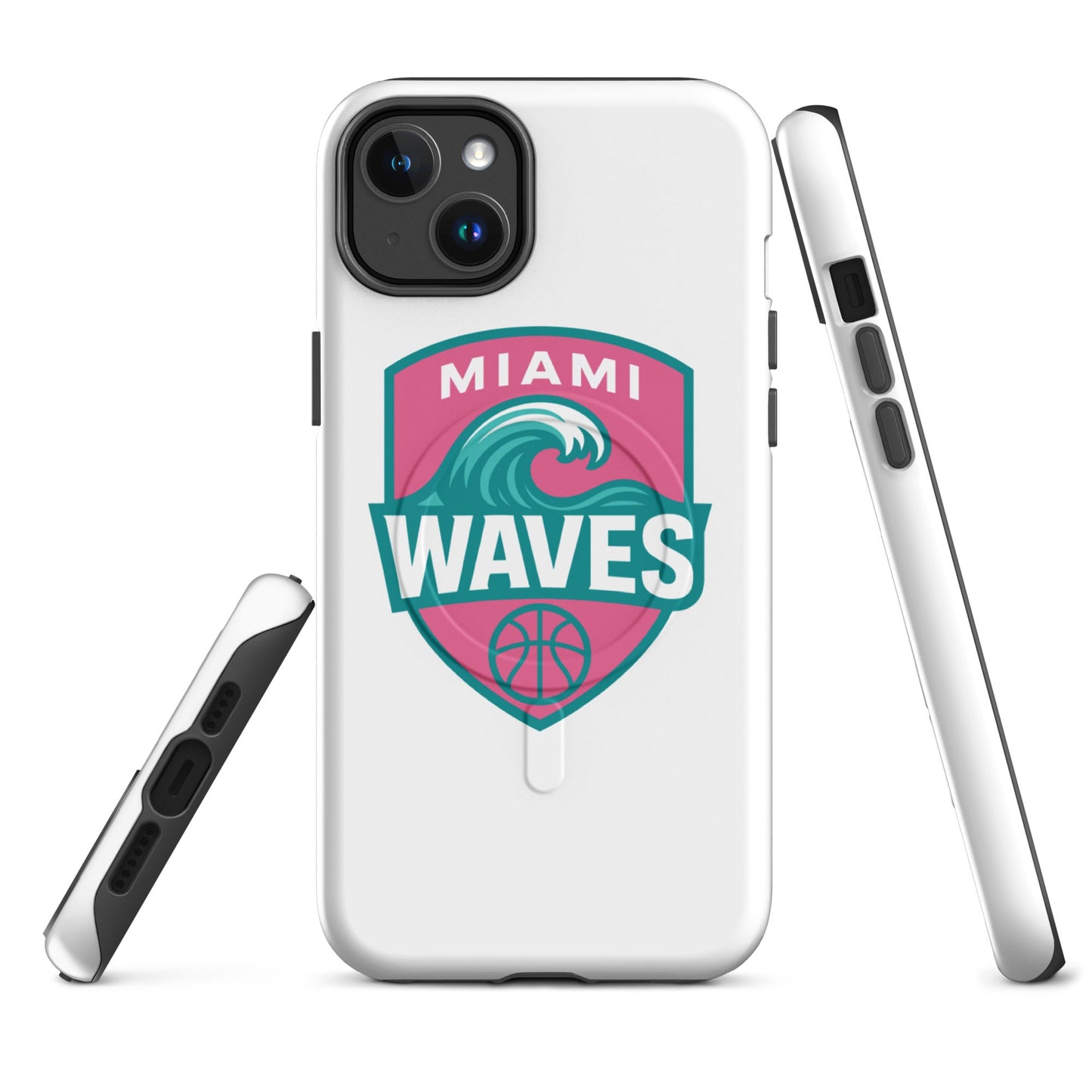 Magsafe Tough Case for iPhone | Miami Waves | Shield Logo