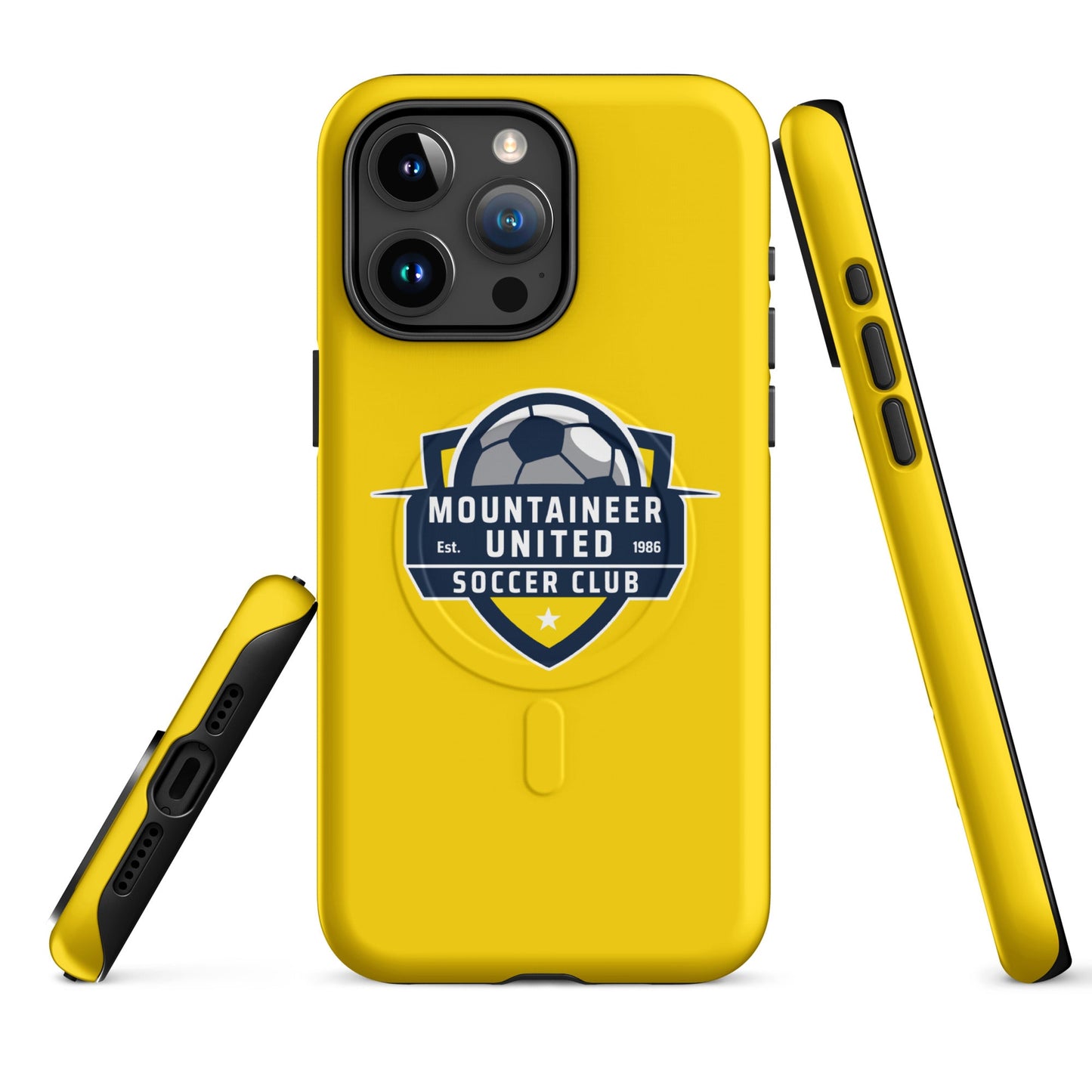 Magsafe Tough Case for iPhone | Mountaineer United Soccer Club | Alpine Crest Logo