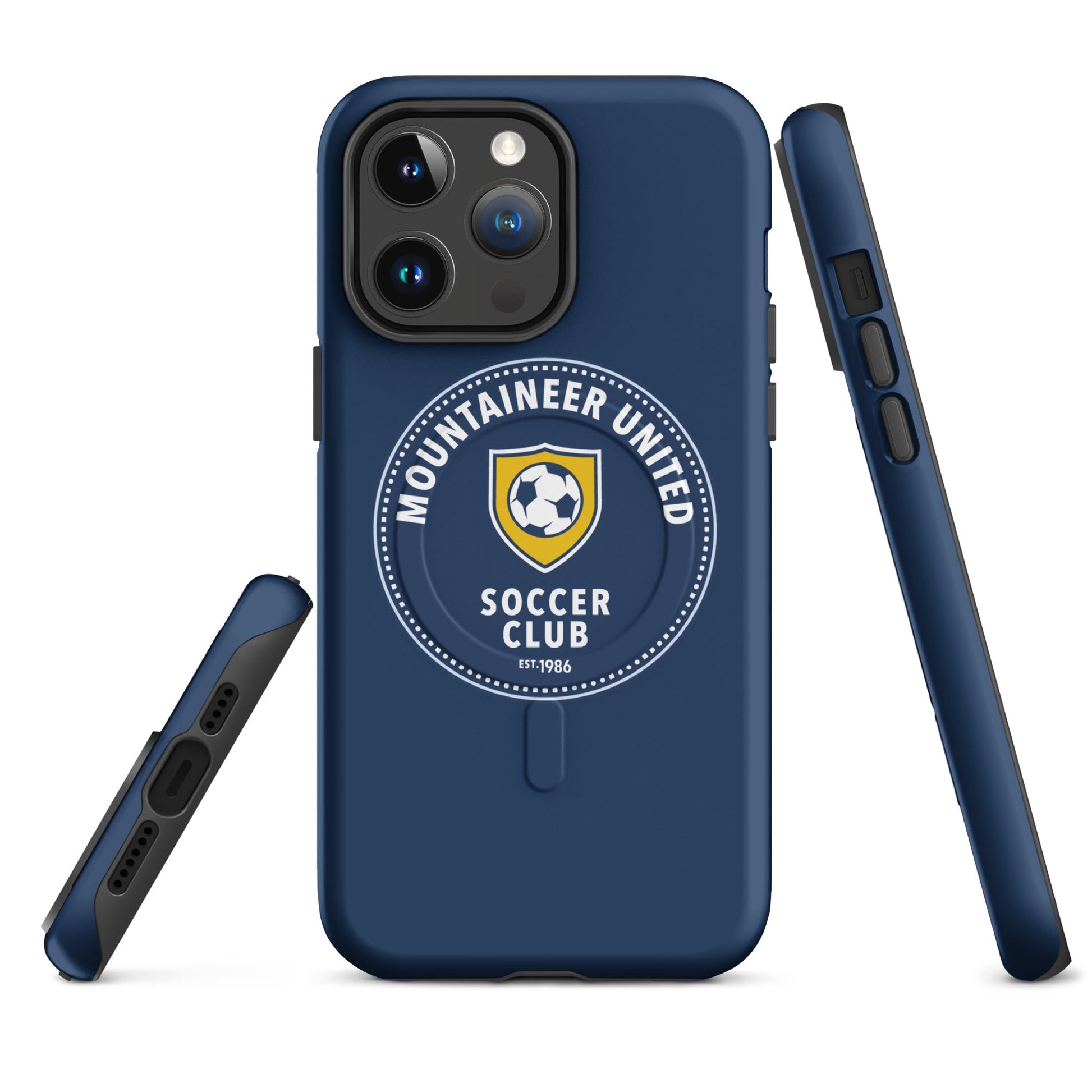 Magsafe Tough Case for iPhone | Mountaineer United Soccer Club | Badge Logo