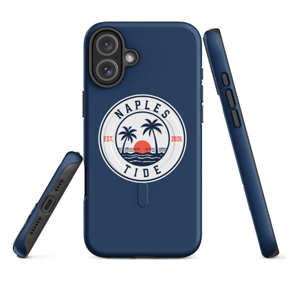 Magsafe Tough Case for iPhone | Naples Tide | Badge Logo