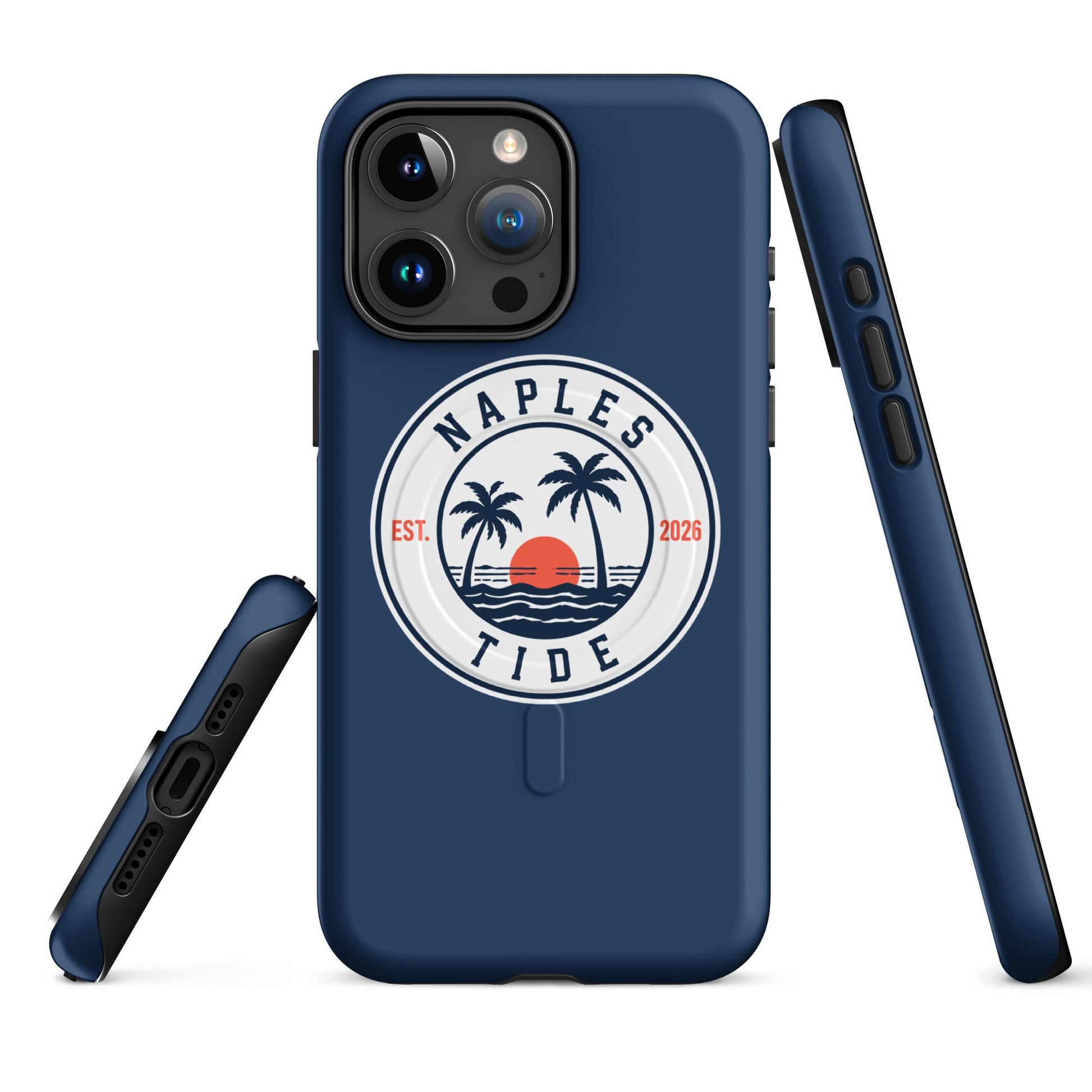 Magsafe Tough Case for iPhone | Naples Tide | Badge Logo