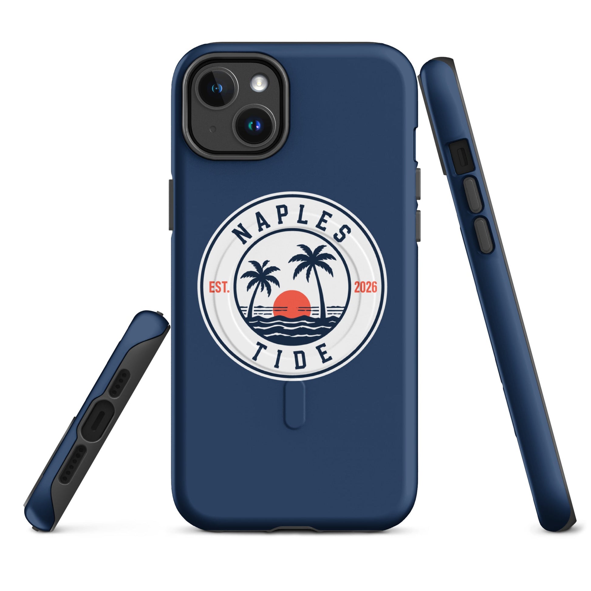 Magsafe Tough Case for iPhone | Naples Tide | Badge Logo