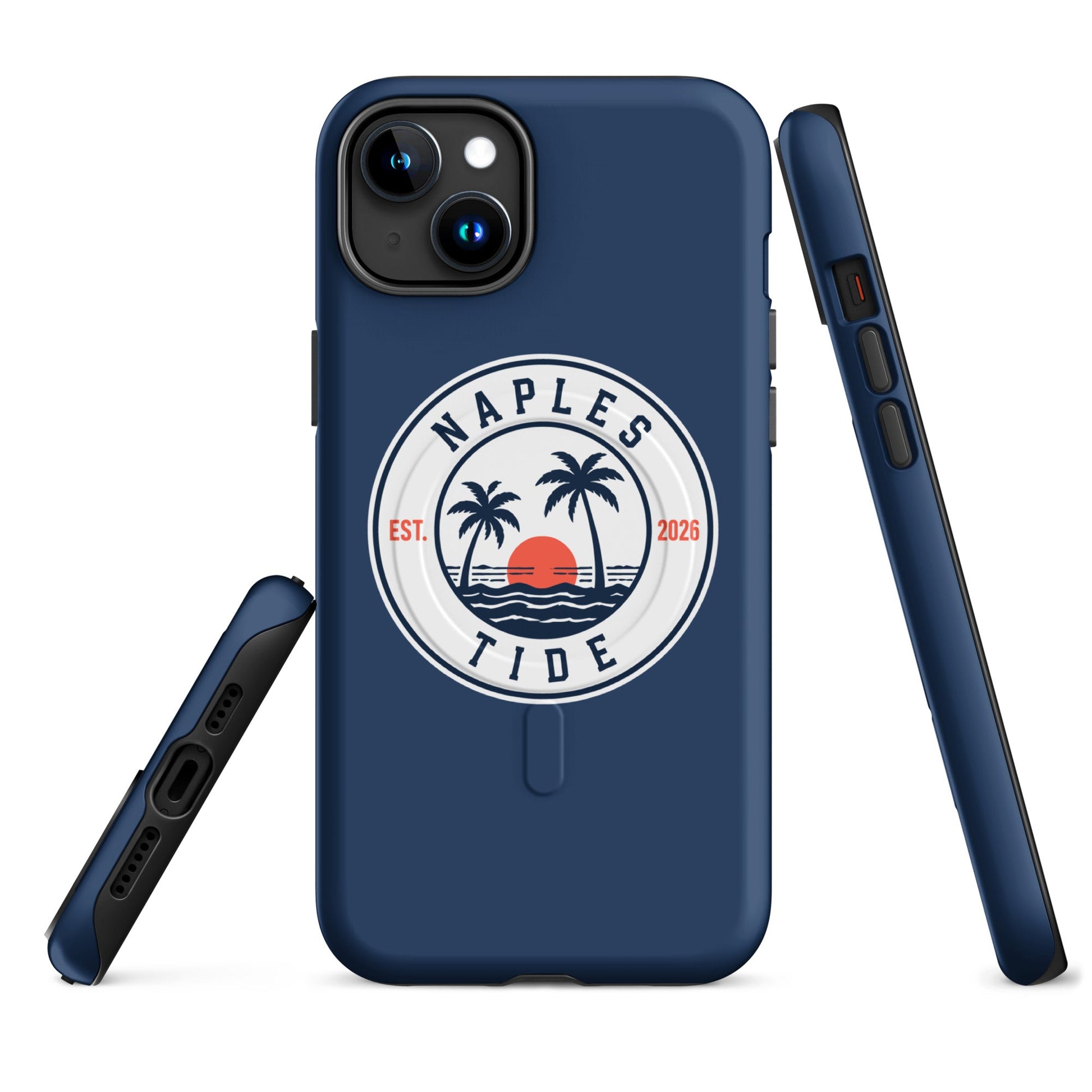 Magsafe Tough Case for iPhone | Naples Tide | Badge Logo
