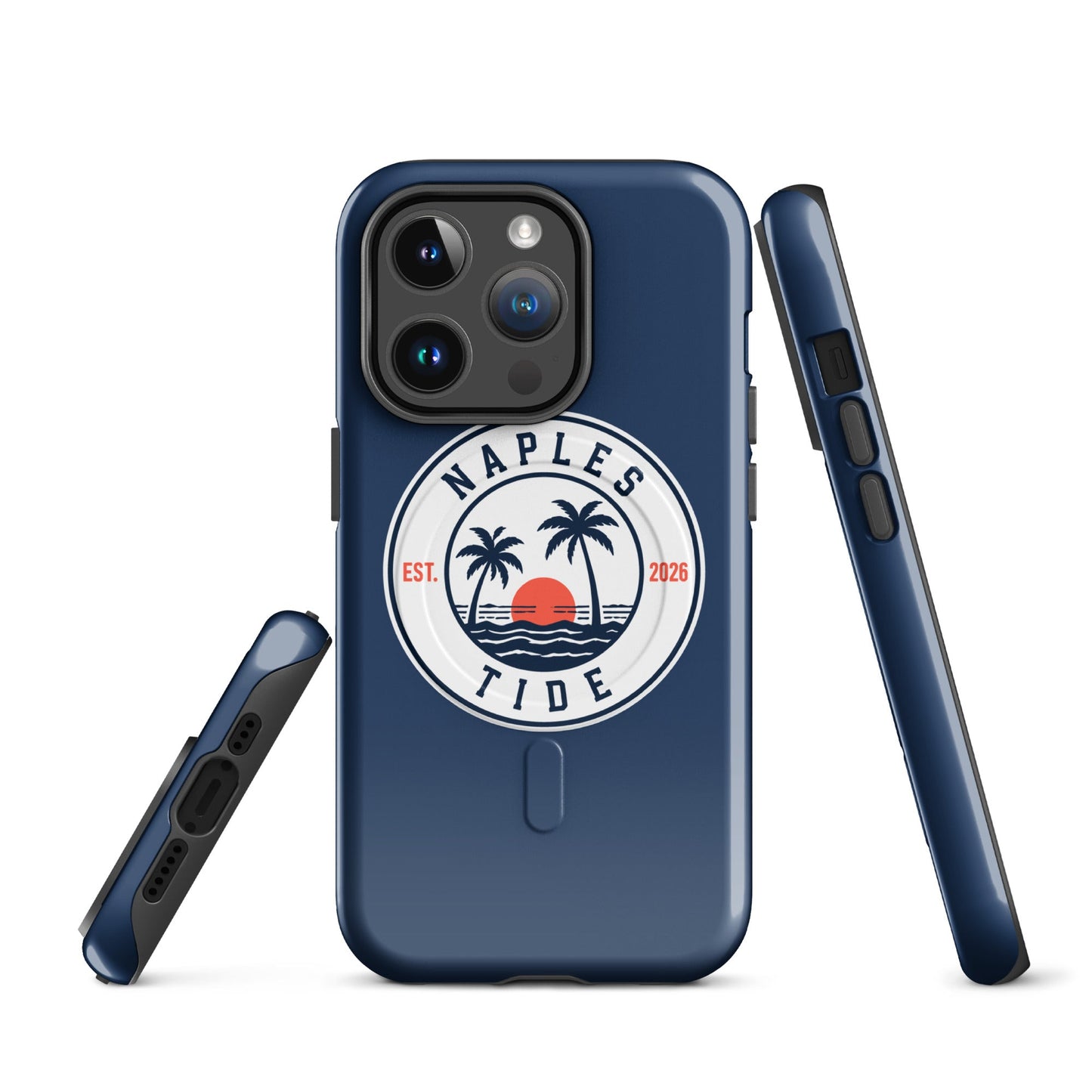 Magsafe Tough Case for iPhone | Naples Tide | Badge Logo