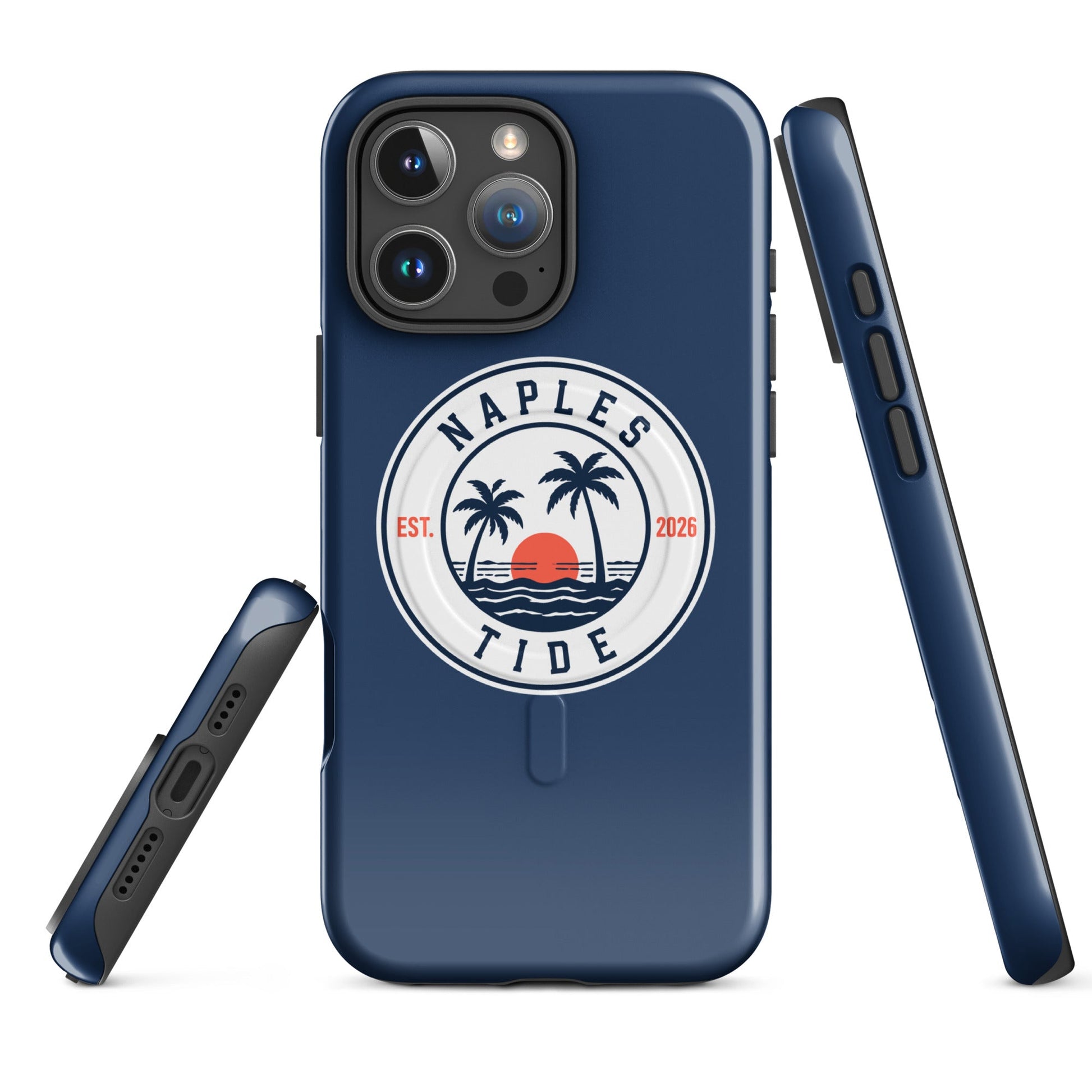 Magsafe Tough Case for iPhone | Naples Tide | Badge Logo