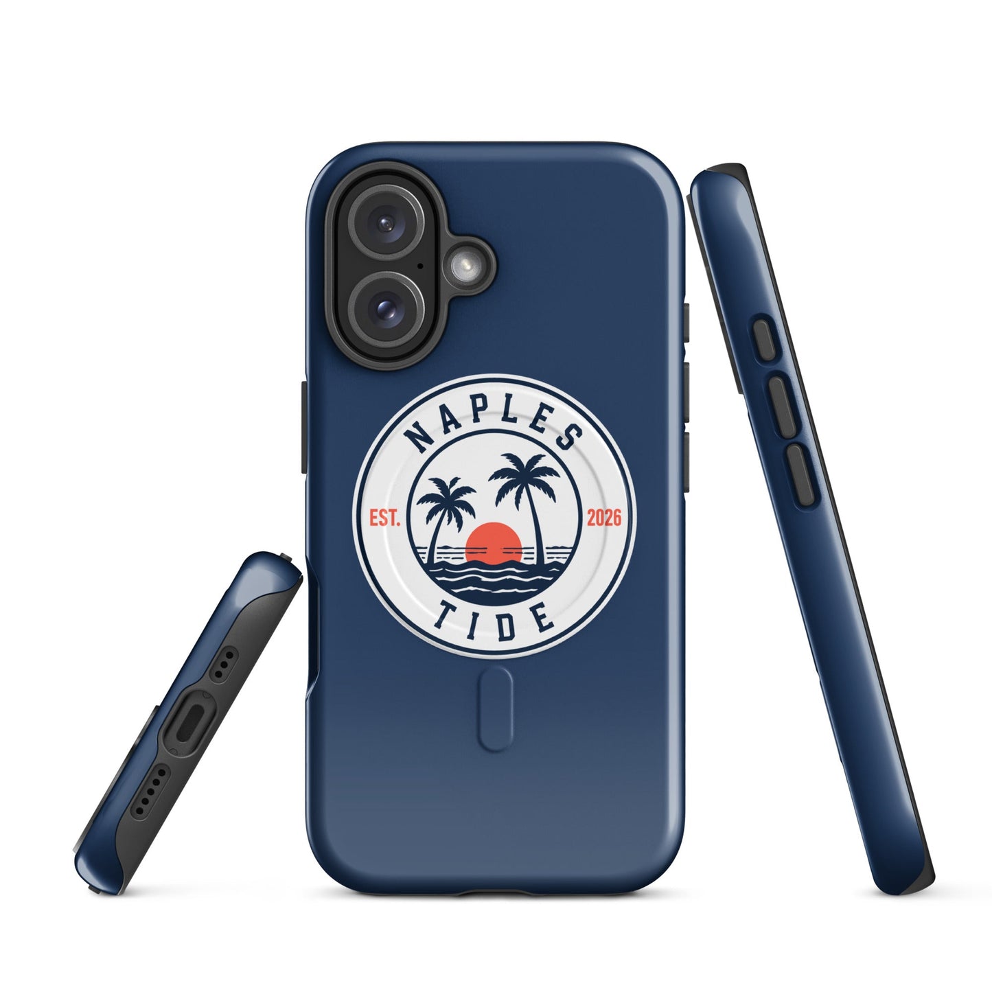 Magsafe Tough Case for iPhone | Naples Tide | Badge Logo