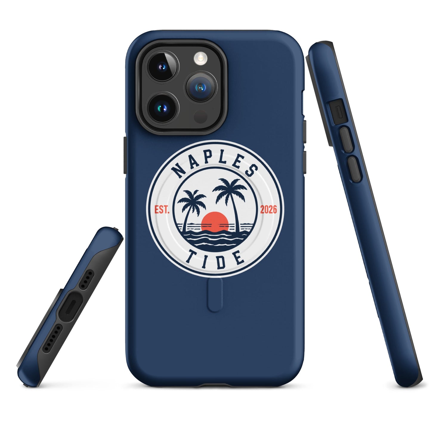 Magsafe Tough Case for iPhone | Naples Tide | Badge Logo