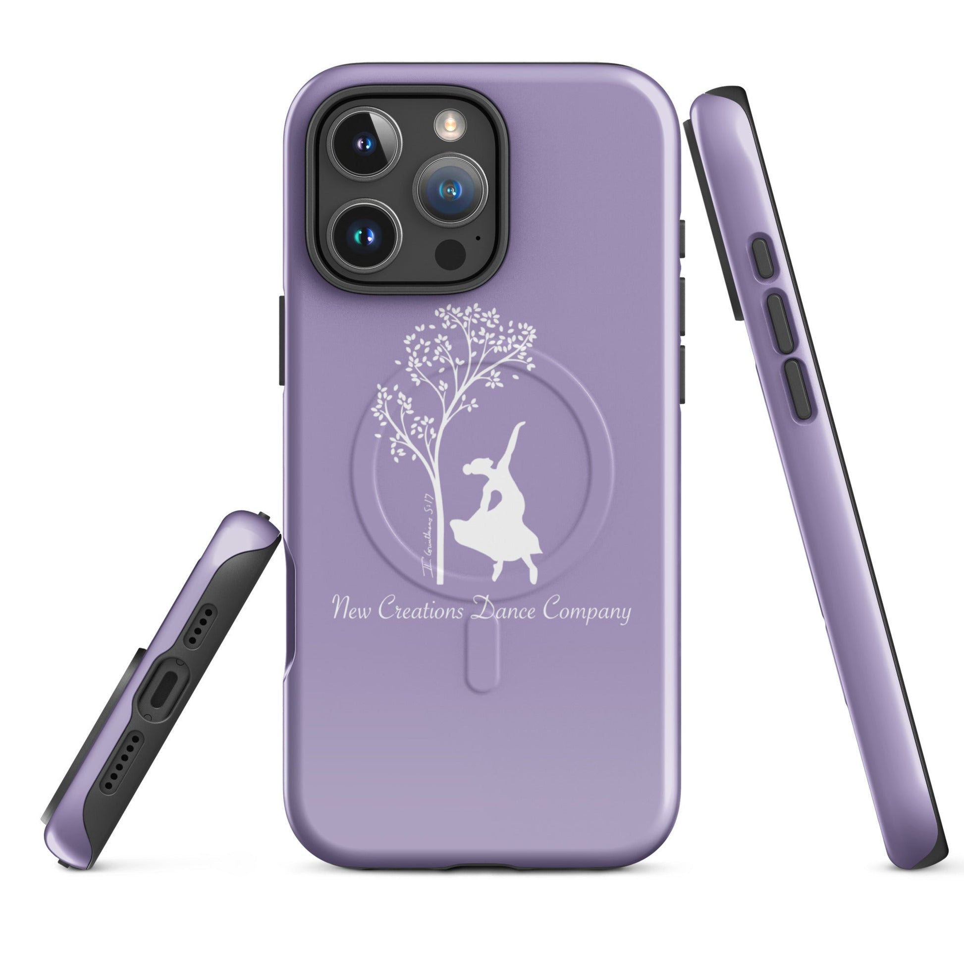 Magsafe Tough Case for iPhone | New Creations Dance Company | Alt Logo