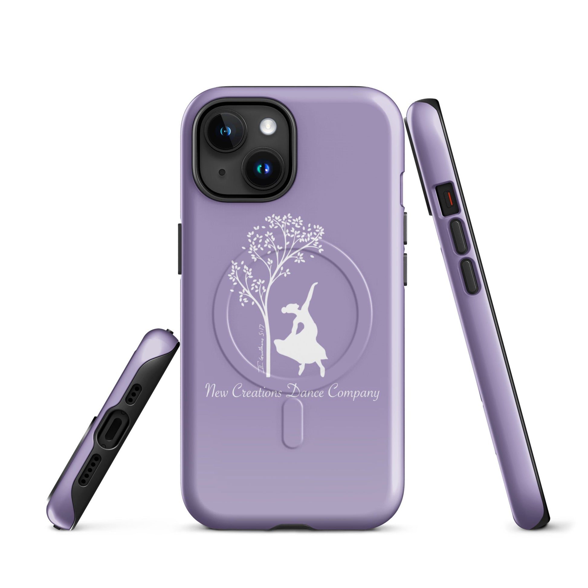 Magsafe Tough Case for iPhone | New Creations Dance Company | Alt Logo