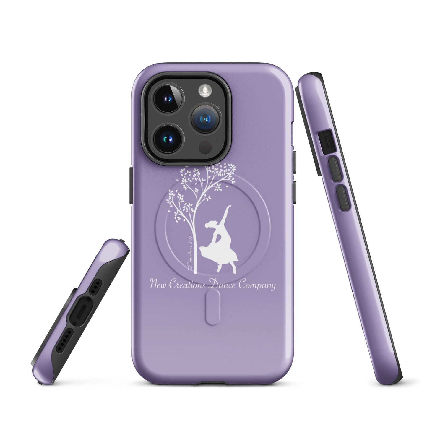 Magsafe Tough Case for iPhone | New Creations Dance Company | Alt Logo