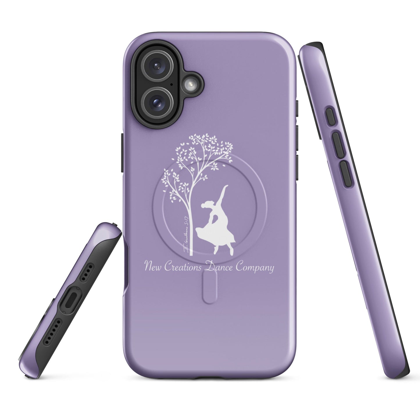 Magsafe Tough Case for iPhone | New Creations Dance Company | Alt Logo