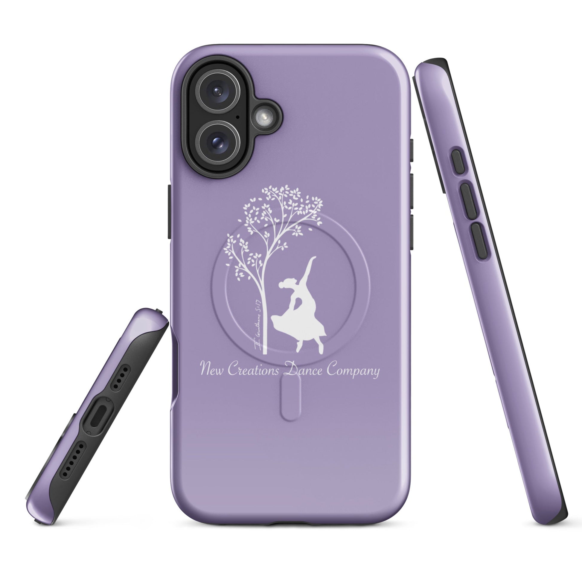 Magsafe Tough Case for iPhone | New Creations Dance Company | Alt Logo