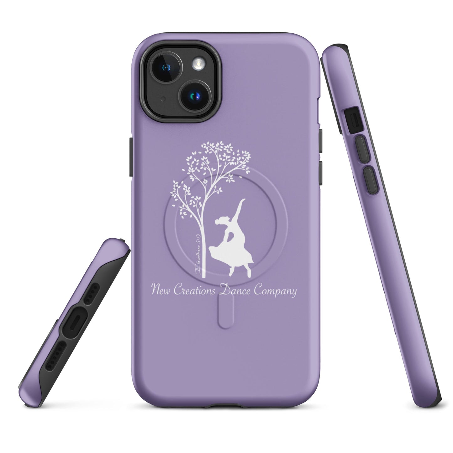 Magsafe Tough Case for iPhone | New Creations Dance Company | Alt Logo