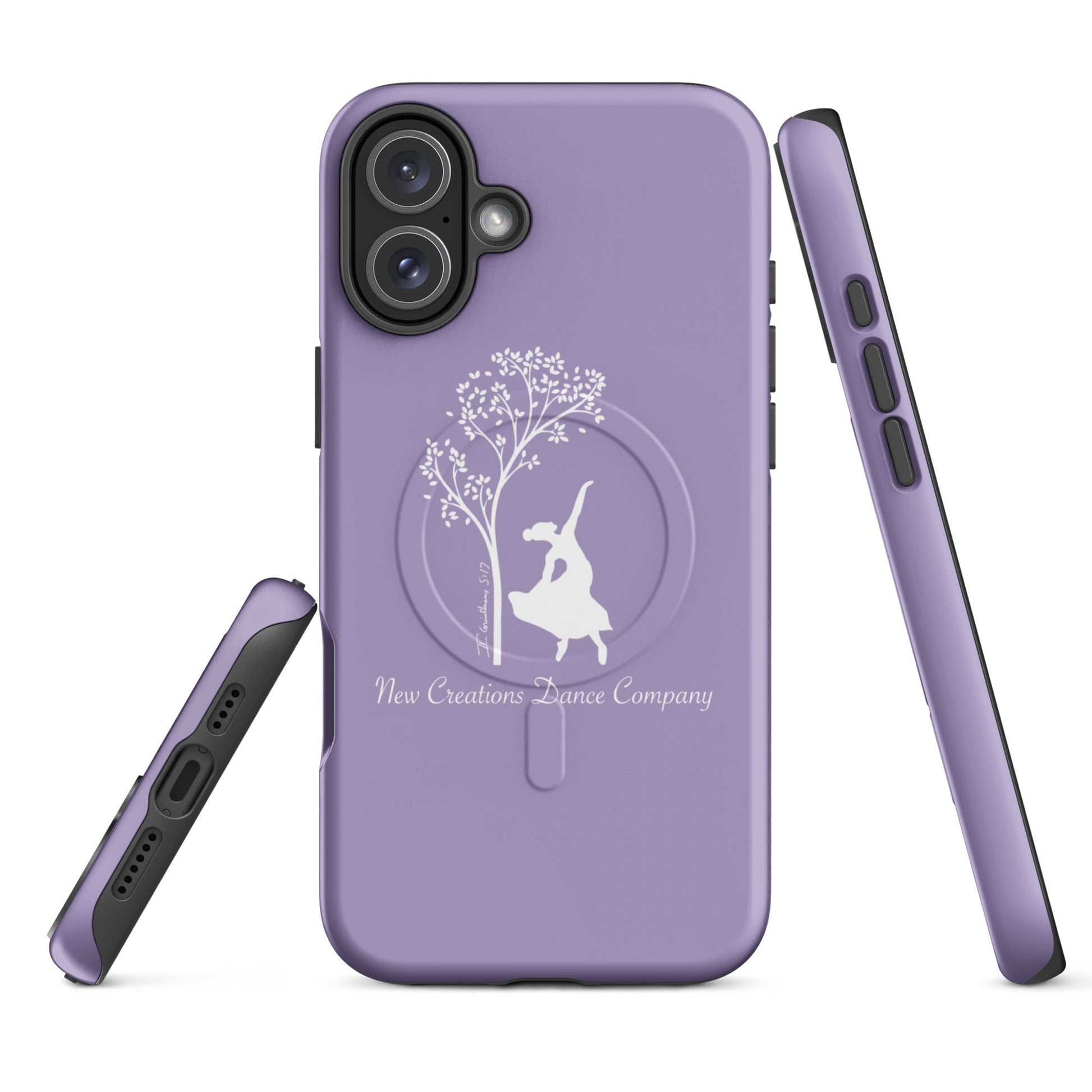 Magsafe Tough Case for iPhone | New Creations Dance Company | Alt Logo