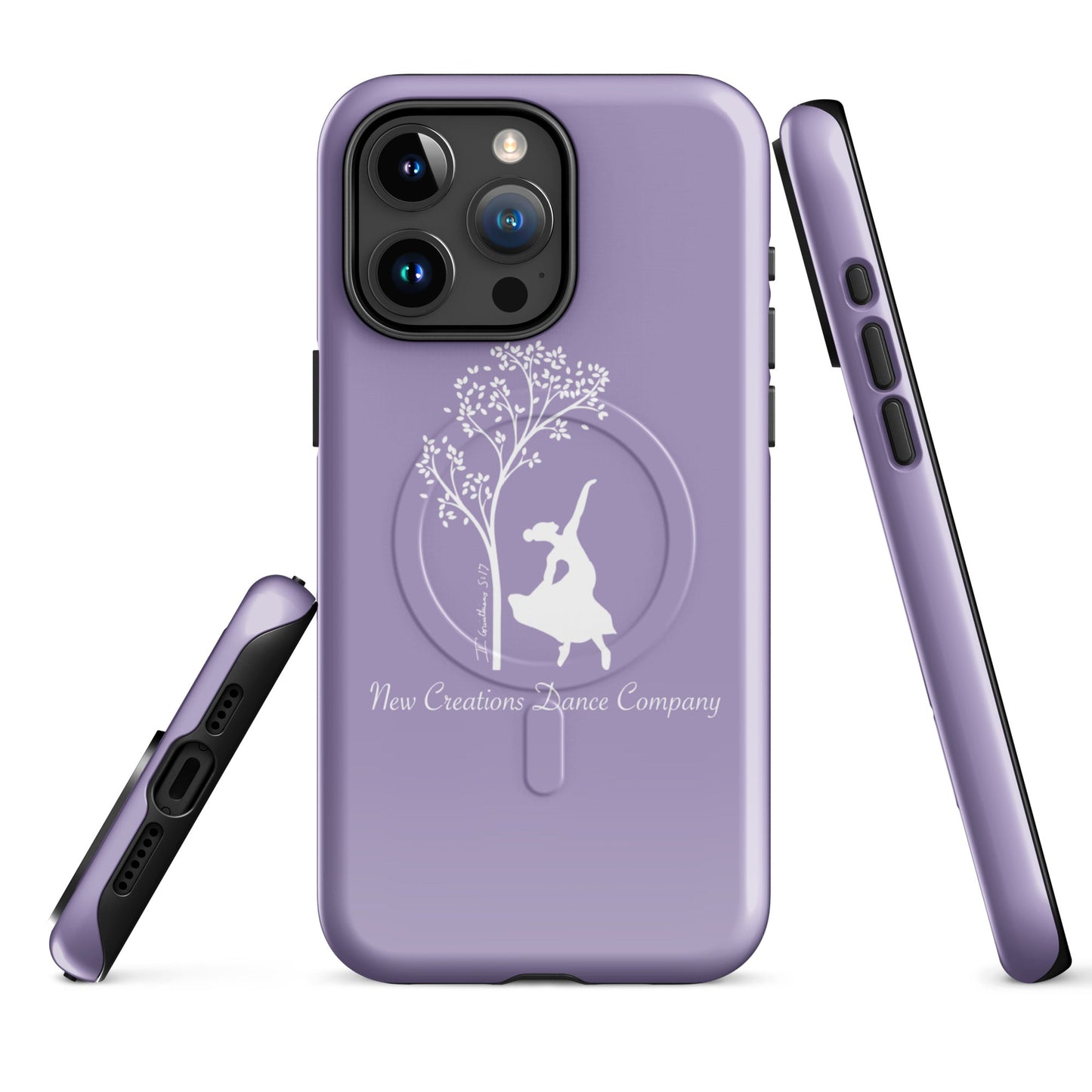 Magsafe Tough Case for iPhone | New Creations Dance Company | Alt Logo