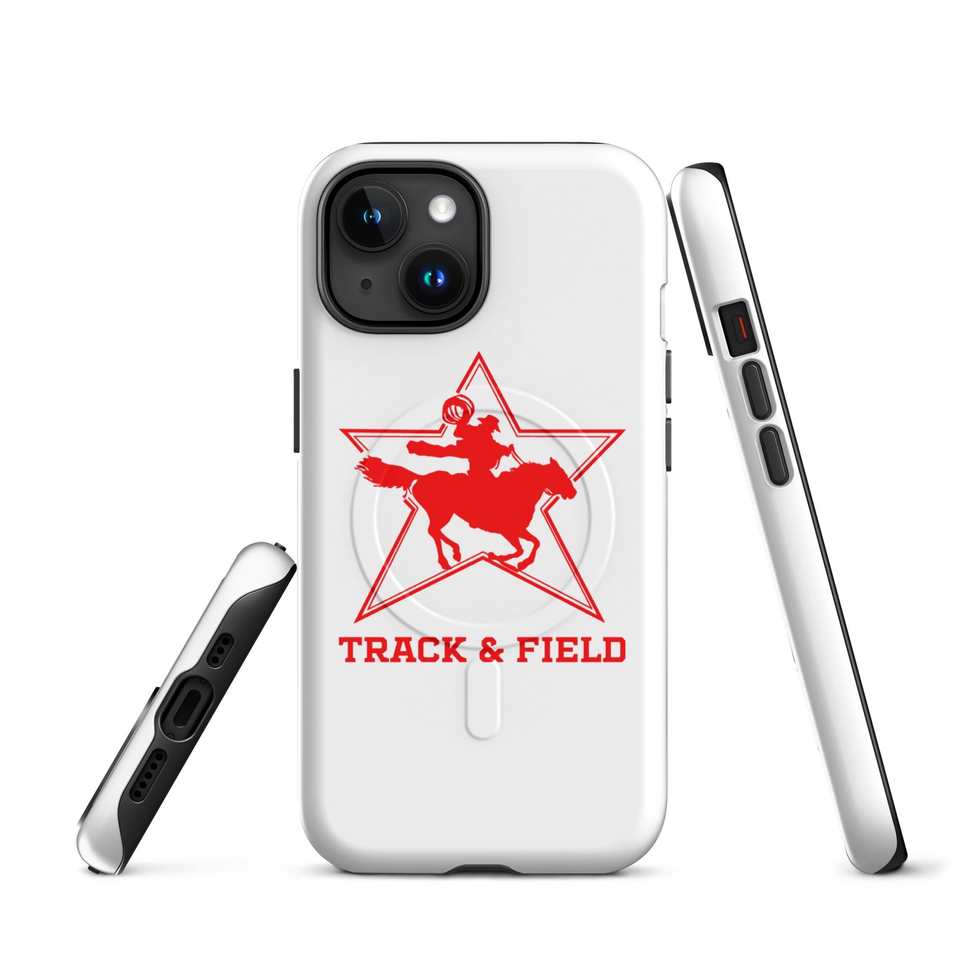 Magsafe Tough Case for iPhone | North Lake Track and Field | Cowboy T&F Logo